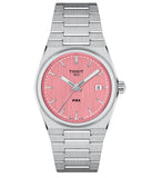 Tissot PRX Quartz Pink Dial Silver Steel Strap Watch for Women - T137.210.11.331.00 Authentic Buy Shop Now