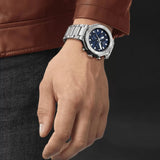 Tissot T Race Chronograph Blue Dial Silver Steel Strap Watch For Men - T141.417.11.041.00 Authentic Buy Shop Now