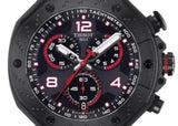 Tissot T Race Chronograph Black Dial Red Rubber Strap Watch For Men - T141.417.37.057.01 Authentic Buy Shop Now