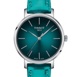 Tissot Everytime Lady Green Dial Green Leather Strap Watch for Women - T143.210.17.091.00 Authentic Buy Shop Now
