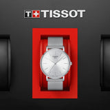 Tissot Everytime Gent Silver Dial Silver Mesh Bracelet Watch for Men - T143.410.11.011.00 Authentic Buy Shop Now