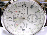 Tissot T Race PRC 200 Chronograph White Dial Brown Leather Strap Watch for Men - T17.1.516.32 Authentic Buy Shop Now