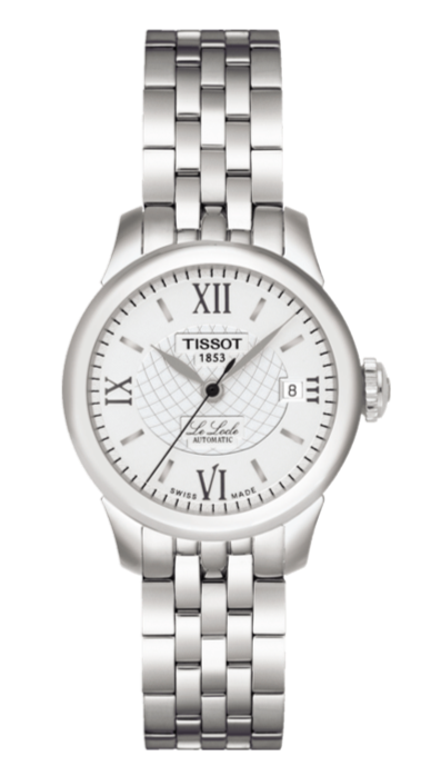 Tissot Le Locle Small Automatic Silver Dial Silver Steel Strap Watch For Women - T41.1.183.33 Authentic Buy Shop Now
