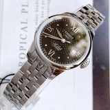 Tissot Le Locle Automatic Lady Black Dial Silver Steel Strap Watch For Women - T41.1.183.56 Authentic Buy Shop Now