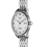 Tissot Le Locle Double Happiness Automatic Silver Dial Silver Steel Strap Watch For Men - T41.1.833.50 Authentic Buy Shop Now