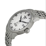 Tissot Le Locle Double Happiness Automatic Silver Dial Silver Steel Strap Watch For Men - T41.1.833.50 Authentic Buy Shop Now