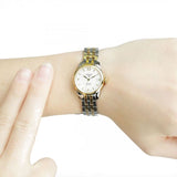 Tissot Le Locle Automatic Small Lady White Dial Two Tone Steel Strap Watch For Women - T41.2.183.34 Authentic Buy Shop Now