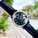 Tissot Le Locle Automatic Lady Black Dial Black Leather Strap Watch for Women - T41.1.123.57 Authentic Buy Shop Now