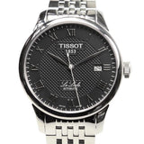 Tissot T Classic Le Locle Powermatic 80 Black Dial Silver Steel Strap Watch For Women - T41.1.483.53 Authentic Buy Shop Now