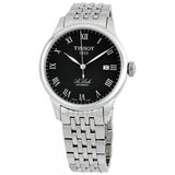 Tissot T Classic Le Locle Powermatic 80 Black Dial Silver Steel Strap Watch For Women - T41.1.483.53 Authentic Buy Shop Now