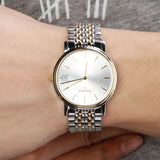 Tissot Desire White Dial Two Tone Mesh Bracelet Two Tone Steel Watch For Men - T52.2.481.31 Authentic Buy Shop Now