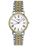 Tissot T Classic Desire White Dial Two Tone Watch For Men - T52.2.481.13 Authentic Buy Shop Now