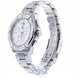 Tag Heuer Aquaracer White Dial Silver Steel Strap Watch for Men - CAY1111.BA0927 Authentic Buy Shop Now