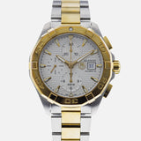 Tag Heuer Aquaracer Caliber 16 Automatic White Dial Two Tone Steel Strap Watch for Men - CAY2121.BB0923 Authentic Buy Shop Now