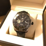 Tag Heuer Aquaracer Calibre 5 Moon Black Dial Black Nylon Strap Watch for Men - WAY201J.FC6370 Authentic Buy Shop Now