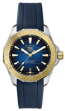Tag Heuer Aquaracer Professional 200 Automatic Blue Dial Blue Rubber Strap Watch for Men - WBP2150.FT6210 Authentic Buy Shop Now