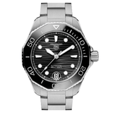 Tag Heuer Aquaracer Professional 300 Automatic Black Dial Silver Steel Strap Watch for Women - WBP231D.BA0626 Authentic Buy Shop Now