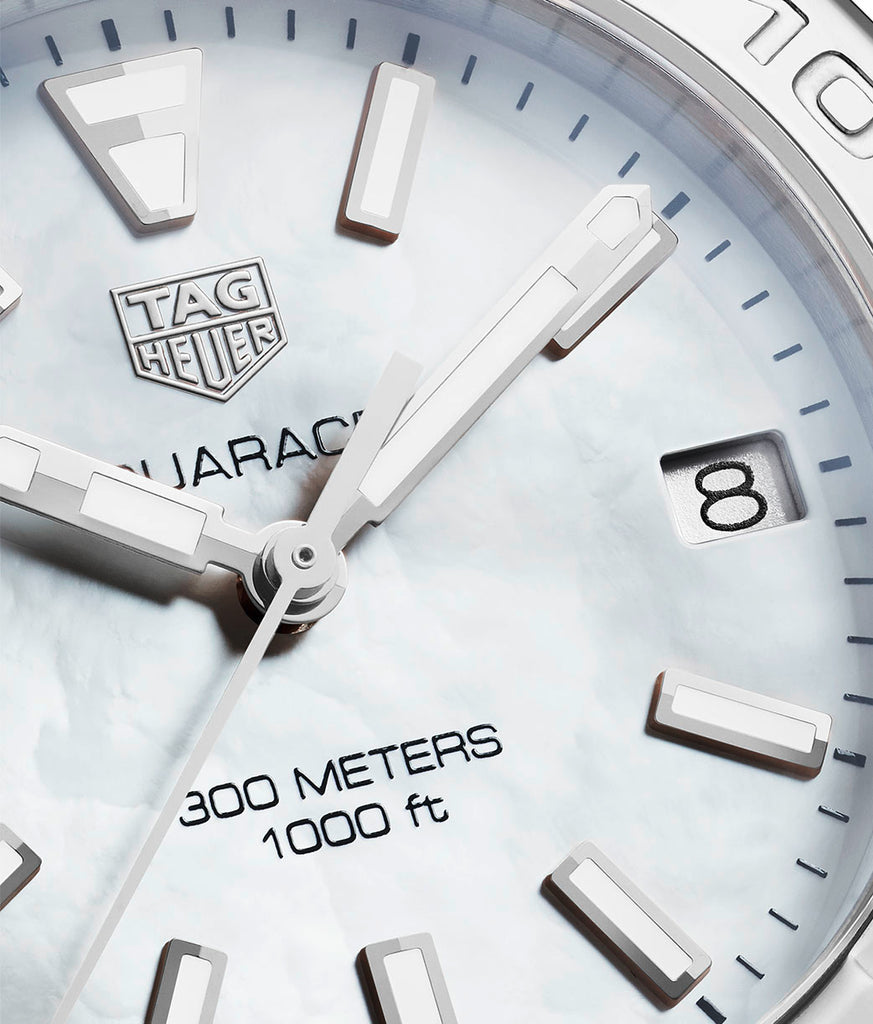 Tag Heuer Aquaracer White Mother of Pearl Dial Watch for Women - WBD1311.BA0740 Authentic Buy Shop Now