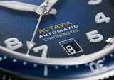 Tag Heuer Autavia Calibre 5 Automatic Blue Dial Brown Leather Strap Watch for Men - WBE5116.FC8266 Authentic Buy Shop Now