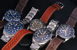 Tag Heuer Autavia Isograph Grey Dial Calfskin Brown Leather Strap Watch for Men - WBE5111.FC8267 Authentic Buy Shop Now