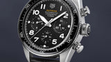 Tag Heuer Autavia Chronometer Flyback Automatic Chronograph Black Dial Black Leather Strap Watch for Men - CBE511A.FC8279 Authentic Buy Shop Now
