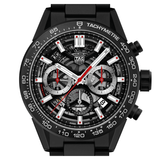 Tag Heuer Carrera Automatic Chronograph Black Dial Black Steel Strap Watch for Men - CBG2090.BH0661 Authentic Buy Shop Now