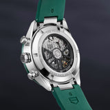 Tag Heuer Carrera Chronograph 44mm Green Dial Green Steel Strap Watch for Men - CBN2A1N.FT6238 Authentic Buy Shop Now