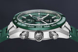 Tag Heuer Carrera Chronograph 44mm Green Dial Green Steel Strap Watch for Men - CBN2A1N.FT6238 Authentic Buy Shop Now