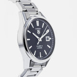 Tag Heuer Carrera Automatic Black Dial Silver Steel Strap Watch for Men - WAR211A.BA0782 Authentic Buy Shop Now