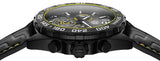 Tag Heuer Formula 1 Chronograph Senna Black Dial Black Leather Strap Watch for Men - CAZ101AJ.FC6487 Authentic Buy Shop Now