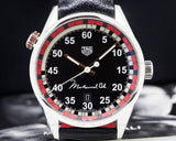 Tag Heuer Carrera Muhammad Ali Calibre 5 Black Dial Black Leather Strap Watch for Men - WAR2A11.FC6337 Authentic Buy Shop Now