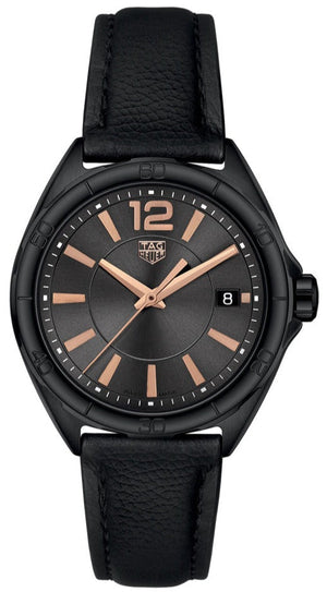 Tag Heuer Formula 1 Quartz Black Dial Black Leather Strap Watch for Women - WBJ1314.FC8230 Authentic Buy Shop Now