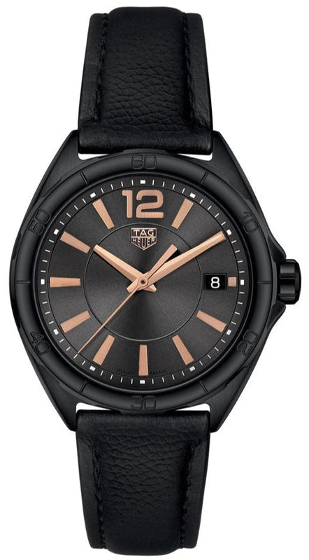 Tag Heuer Formula 1 Quartz Black Dial Black Leather Strap Watch for Women - WBJ1314.FC8230 Authentic Buy Shop Now