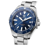 Tag Heuer Aquaracer Blue Dial Quartz Silver Steel Strap Watch for Men - WAY111C.BA0928 Authentic Buy Shop Now