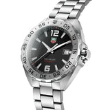 Tag Heuer Formula 1 Black Dial Silver Steel Strap Watch for Men - WAZ1112.BA0875 Authentic Buy Shop Now