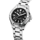 Tag Heuer Aquaracer Black Dial Silver Steel Strap Watch for Women - WBD1310.BA0740 Authentic Buy Shop Now