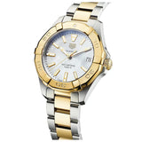 Tag Heuer Aquaracer Mother of Pearl Dial Two Tone Steel Strap Watch for Women - WBD1320.BB0320 Authentic Buy Shop Now