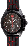 Tag Heuer Formula 1 Manchester United Limited Edition Black Dial Black & Red Rubber Strap Watch for Men - CAZ101J.FT8027 Authentic Buy Shop Now