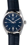 Tag Heuer Carrera Date Blue Dial Blue Leather Strap Watch for Men - WBN2112.FC6504 Authentic Buy Shop Now