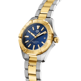 Tag Heuer Aquaracer Blue Dial Two Tone Steel Strap Watch for Women - WBD1325.BB0320 Authentic Buy Shop Now