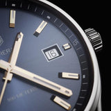 Tag Heuer Carrera Quartz Blue Dial Blue Calfskin Leather Strap Watch for Women - WAR1112.FC6391 Authentic Buy Shop Now