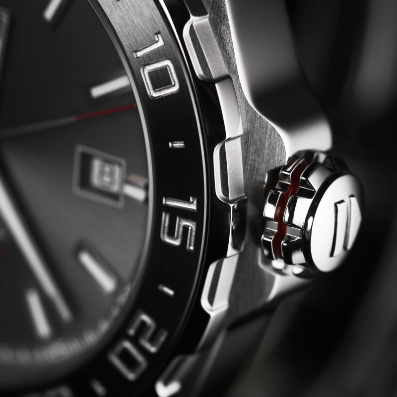 Tag Heuer Formula 1 Calibre 5 Anthracite Dial Two Tone Steel Strap Watch for Men - WAZ2011.BA0843 Authentic Buy Shop Now
