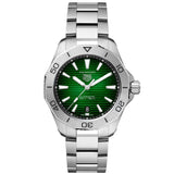 Tag Heuer Aquaracer Professional 200 Automatic Green Dial Silver Steel Strap Watch for Men - WBP2115.BA0627 Authentic Buy Shop Now