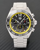 Tag Heuer Formula 1 Chronograph Black Dial Silver Steel Strap Watch for Men- CAZ101AC.BA0842 Authentic Buy Shop Now