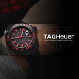 Tag Heuer Aquaracer Caliber 5 Black Dial Black Nylon Strap Watch for Men - WAY208A.FC6381 Authentic Buy Shop Now
