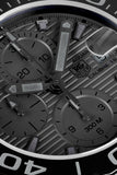 Tag Heuer Aquaracer Automatic Chronograph Special Edition Titanium Grey Dial Black Leather Strap Watch for Men - CAY218B.FC6370 Authentic Buy Shop Now