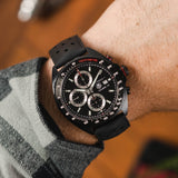 Tag Heuer Formula 1 Automatic Chronograph Black Dial Black Leather Strap Watch for Men - CAZ2011.FT8024 Authentic Buy Shop Now