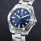 Tag Heuer Aquaracer Blue Dial Silver Steel Strap Watch for Men - WBD1112.BA0928 Authentic Buy Shop Now