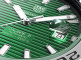 Tag Heuer Aquaracer Calibre 5 Automatic Green Dial Silver Steel Strap Watch for Men - WAY2015.BA0927 Authentic Buy Shop Now