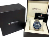 Tag Heuer Aquaracer Calibre 16 43mm Blue Dial Silver Steel Strap Watch for Men - CAY211B.BA0927 Authentic Buy Shop Now